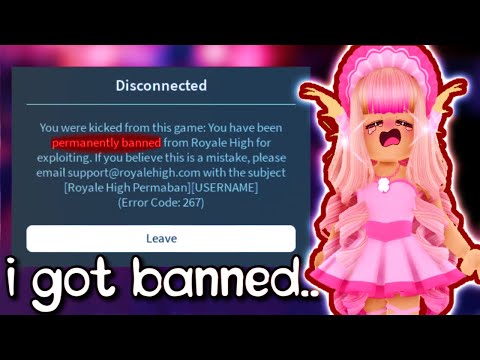 FYI- yes this is me, banned from royale high. No i did not exploit, but i  dont know why this happened and im currently having a breakdown. All my  heard work lead