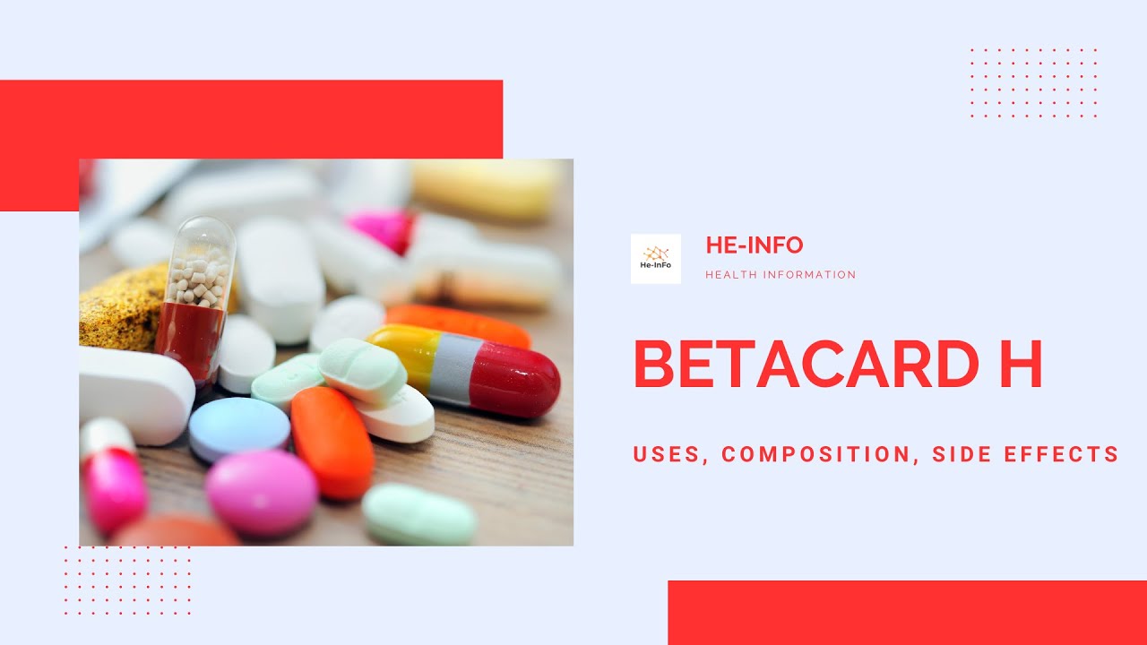 What is #Betacard H: Uses, side effects, composition, manufaturer| Atenolol + Hydrochlorothiazide