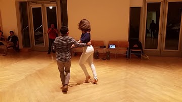 Salsa On2 Intermediate Turn Pattern by Sergio and Sheena #54