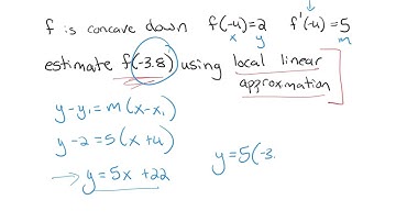 4.6 Approximating Values Using Local Linearity