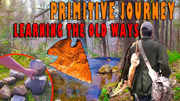 Primitive Journey; how to find flint Wilderness Skills, Flintknapping, Camping, Bushcraft, Survival.