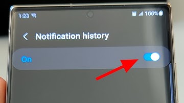How to turn on the notification history for the Samsung Galaxy S23 Ultra