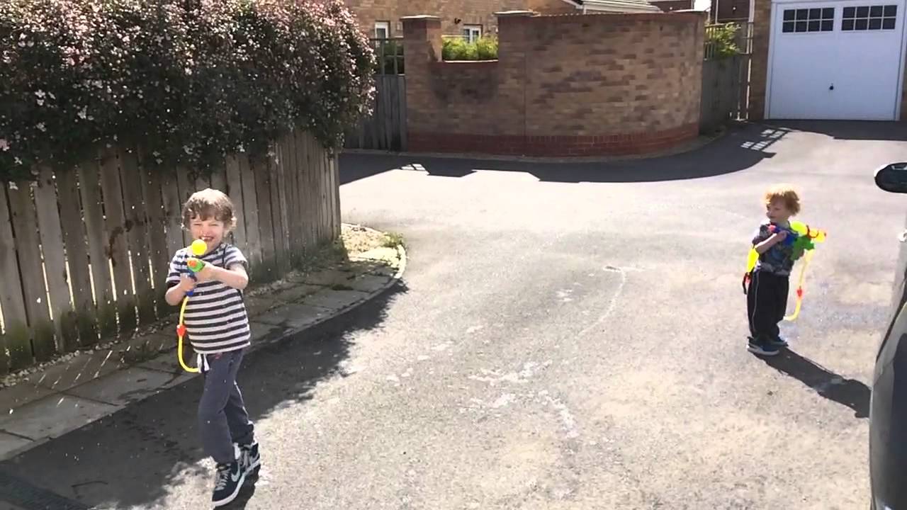 Wilson and Dexter SloMo Water Guns YouTube