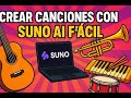 CREA CANCIONES ÚNICAS CON SUNO AI! TUTORIAL 🎶