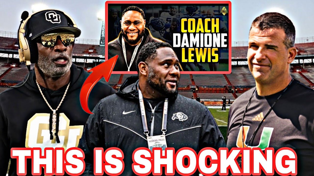 🚨BREAKING: Colorado Football SHOCKED as DL Coach Damione Lewis LEAVES ...