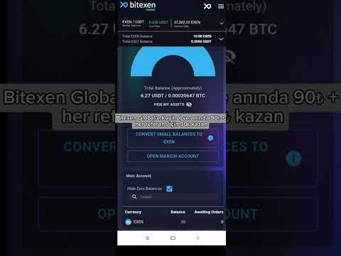 Bitexen Global'e Kayıt ol 90₺+ Her referans 90₺ #bitexen #dolarkazan #ücretsizkazanç