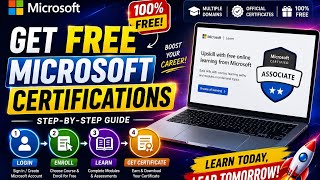 FREE Microsoft Certifications 2026🥳 | Step-by-Step Enrollment Guide💥🚀