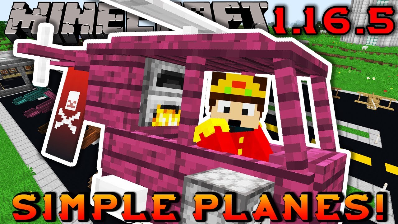 Simple Planes Mod 1 16 5 Planes Helicopters Upgrades Minecraft Mod Review Youtube