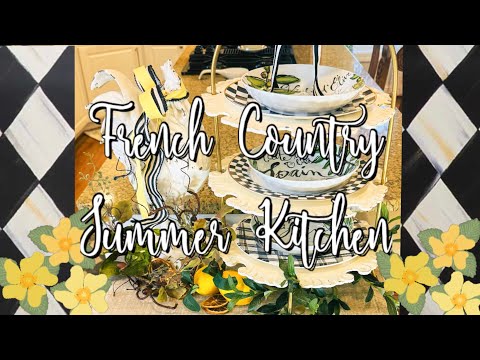 FRENCH COUNTRY KITCHEN DECORATE 2026 #decoratewithme #rooster #lemons #farmhouse #home thumbnail