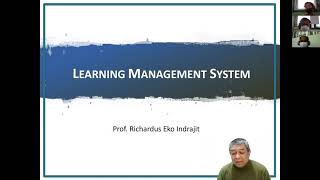 Webinar Bersama RICHARDUS EKO INDRAJIT "Learning Managgement System" screenshot 1