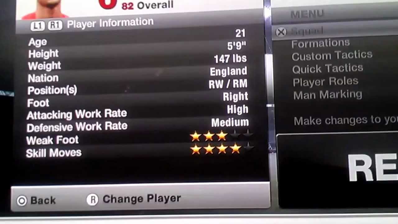 Man Of The Match Theo Walcott - In Game Stats!