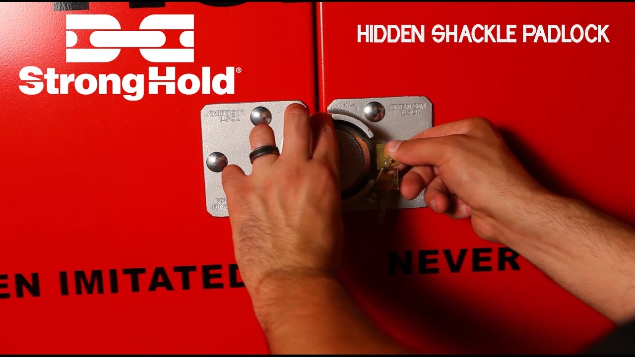 Strong Hold Products- Hidden Shackle Padlock