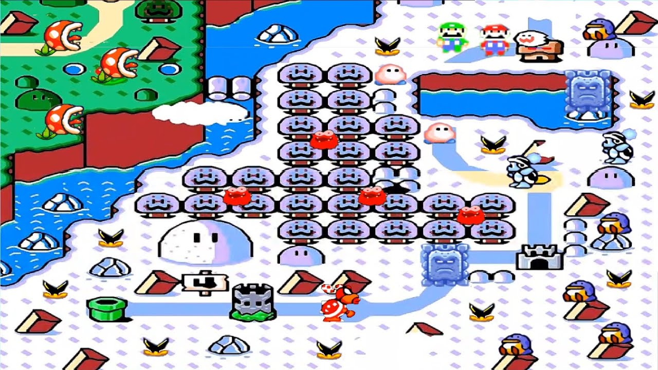 Super Mario World 2 HD: The Great Alliance: World 4: Snow Peninsula