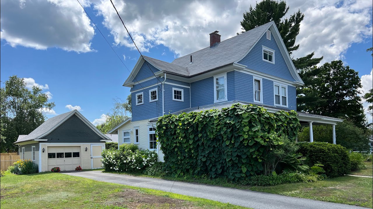 Northern Vermont Victorian Home For Sale 187 Beach St Derby Line VT