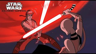 Anakin Skywalker vs Asajj Ventress [4K HDR] - Star Wars: Clone Wars