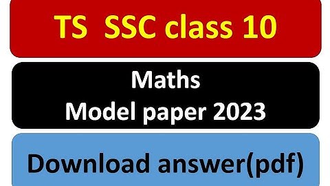 maths question paper 2023 class 10. maths prefinal question paper 2023 class 10 telangana