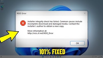 Fix Installer integrity check has failed error in Windows 11 / 10 / 8/ 7 - How To Solve NSIS Error ✅