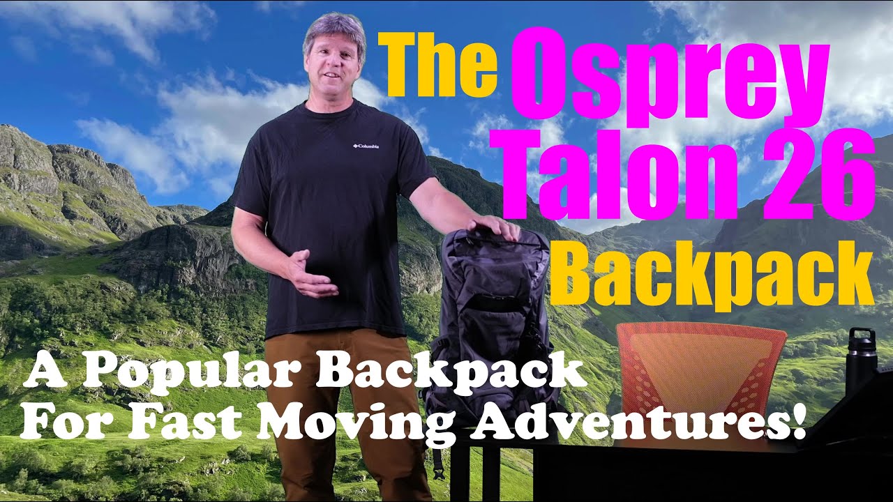 The Osprey Talon 26 Backpack, Made For Fast Paced Adventures!