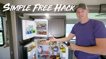 Make Your RV Fridge Colder Hack.