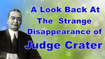 Judge Crater - An Unexplained Disappearance