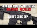 Franklin Armory Antithesis - Released - Recalled - What's Going On?
