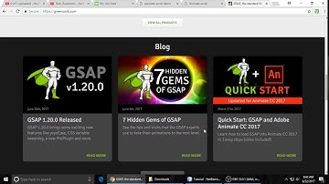 JQuery Tutorial | Greensock Animation Effects