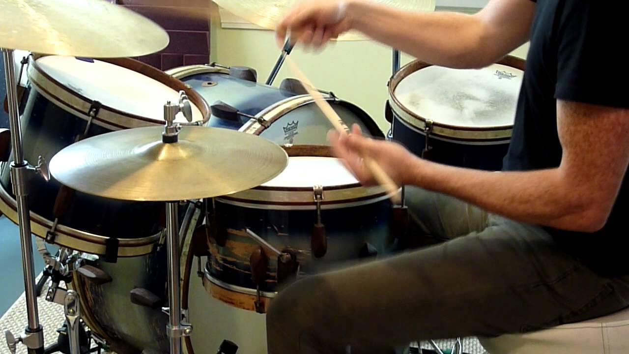 Dave Brophy Plays His Slingerland Rolling Bomber Kit - Part 2