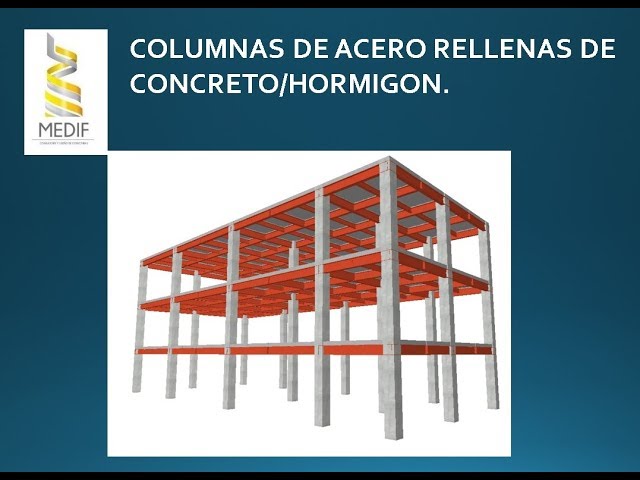 Relleno De Hormigón Con Estructura De Acero