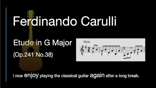 Ferdinando Carulli - Etude in G Major (Op.241 No.38) Waltz