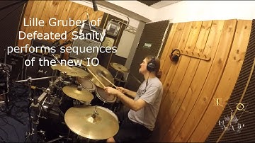 Lille Gruber performing sequences of the new Ingurgitating Oblivion