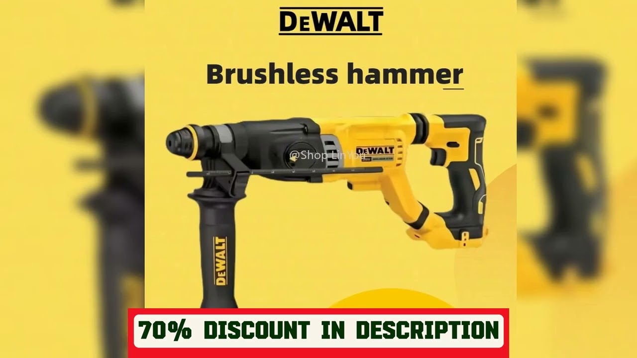 A must-have product! DEWALT DCH263 Rotary Hammer SDS Plus 1-1/8-Inch 20V MAX Wireless Wall Concret