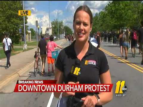 [[WTVD-TV]] Raleigh Protest Coverage (August 3, 2020) - YouTube