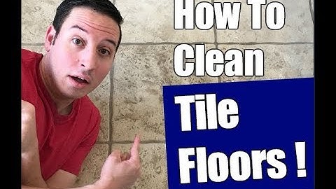 How To Clean Ceramic Tile Floors | Floor Transformation