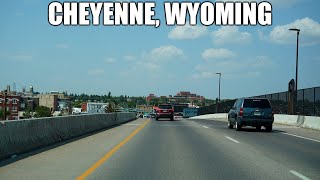 2K22 (EP 74) Downtown Cheyenne, Wyoming Tour: I-180, Lincoln Highway, & More!