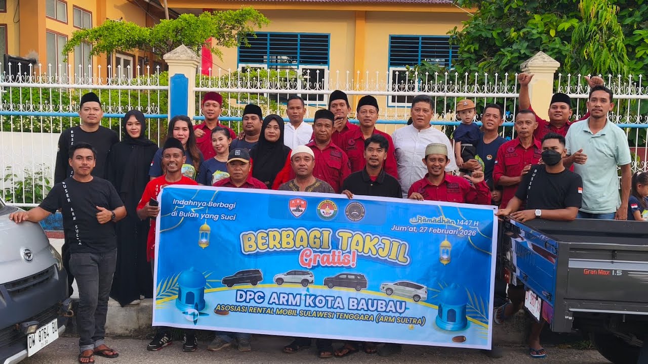 Asosiasi Rental Mobil Sulawesi Tenggara (ARM SULTRA) DPC BAUBAU BERBAGI