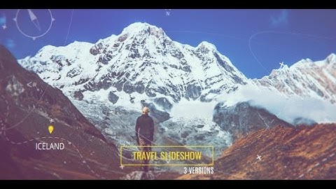 Travel Parallax Slideshow - After Effects Template (short)