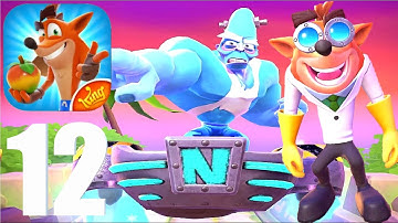 Crash Bandicoot on the run LAB ASSISTANT vs FROSTY NITRUS BRIO gameplay walkthrough ios / android