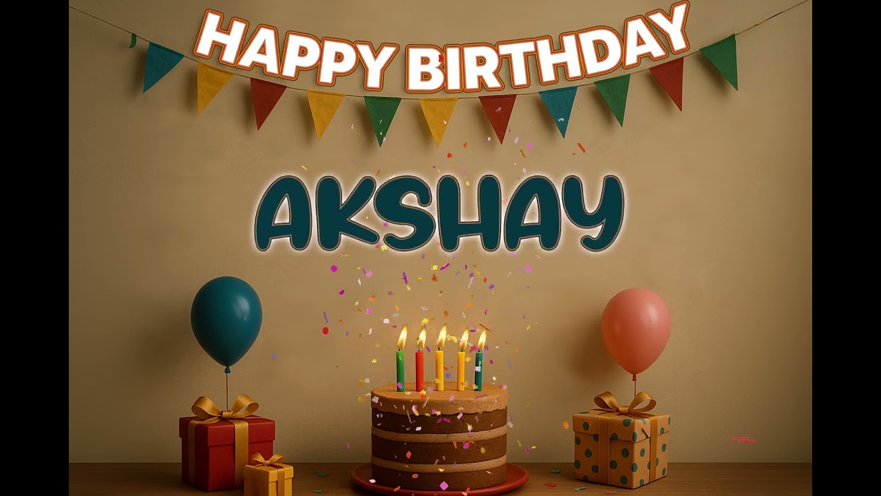 Happy Birthday AKSHAY Song 🎉 | Custom Name Birthday Track by XBirthdays for all ages | 2026