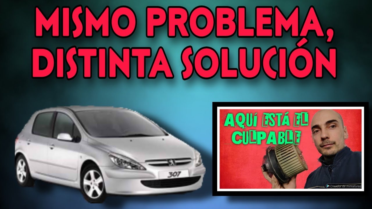 ✨ NO FUNCIONA 😱 el🌀 SOPLADOR🤯 de un 🚗Peugeot 307 🚘. 📜LEER descripción 🤔
