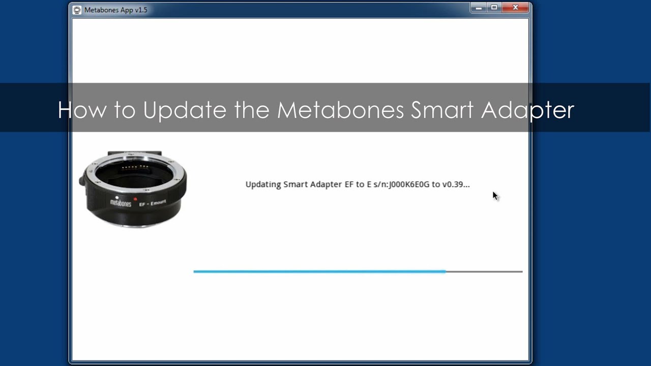 Update Metabones Firmware