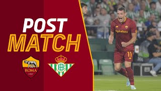 ANDREA BELOTTI | POST MATCH INTERVIEW | REAL BETIS-ROMA