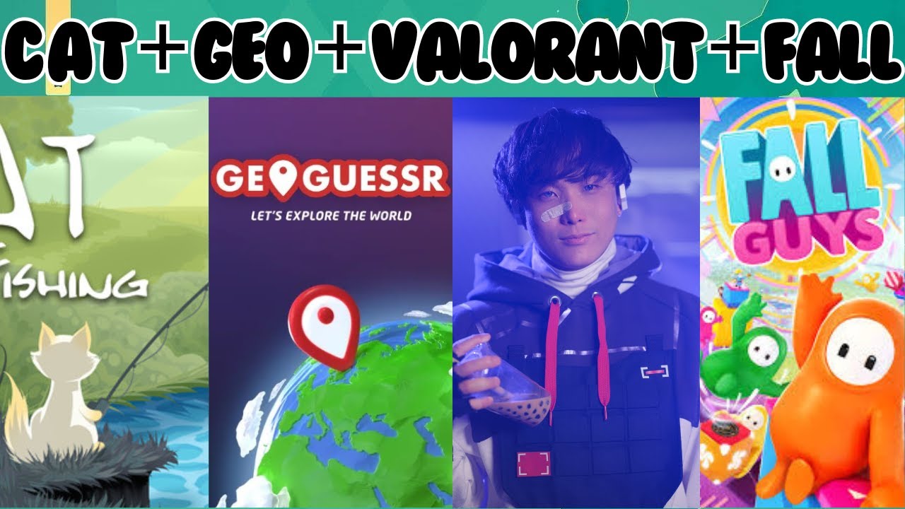 chill then valorant charity tournament!! [CatGoesFish, Geoguessr, Valorant, Fall Guys] [VOD 8/10/24]