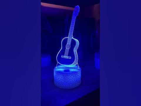 Ночник «Акустическая гитара» - YouTube