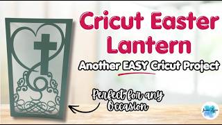 ✨🪻Easy Paper Easter Lantern with Cricut | Beginner Spring Craft 🦋