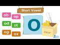 Short vowel  o phonics rhyming words   ob op od ot og ox   3 phonics readers go phonics 1c u29