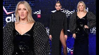 Pop Princesses Ellie Goulding And Dua Lipa Exude Glamour As They Don Stunning Black Ensembles To The