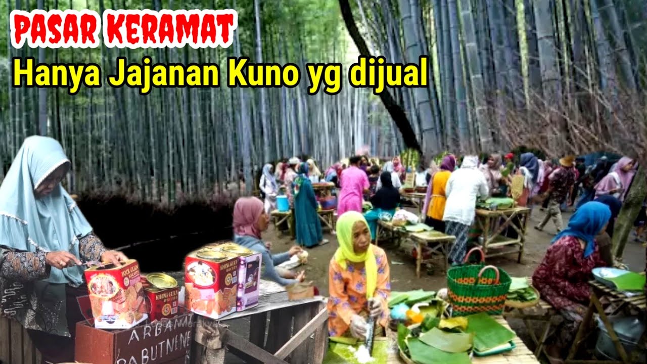 Pasar Keramat Tengah Hutan Bambu di Pedalaman Mojokerto