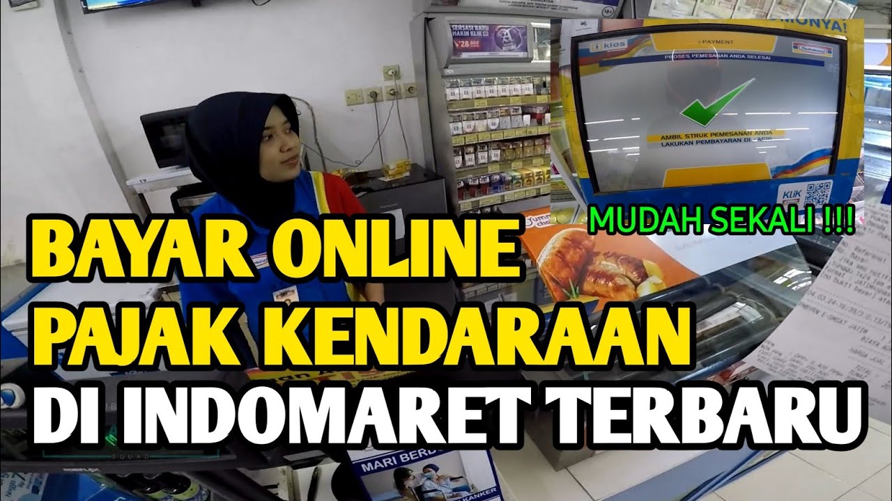 cara bayar pajak motor di indomaret terbaru