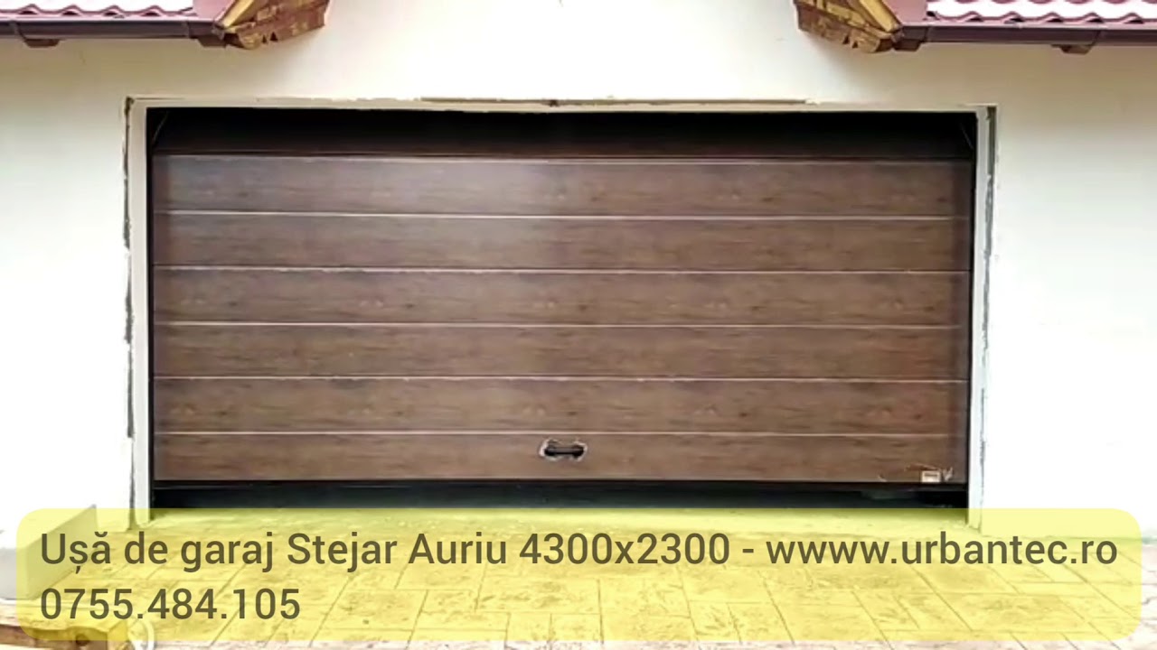 Usa de garaj Stejar Auriu 4300x2300 - 0755.484.105