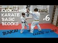 Базовые блоки в киокушин карате.  Бункай. Часть 6. Kyokushin karate basic blocks, Bunkai. Part 6.